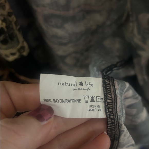 NWT Natural Life Long Boho Kimono - Picture 6 of 6